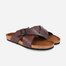 Styli Men Solid X Band Sandals image 2