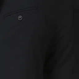 peter england Men Slim Fit Black Polyester Trousers image 5