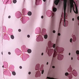 FashionRack Women Pink & White 2 Printed Lounge Shorts 158C/160C image 5