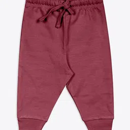 ariel Kids Self Design Hooded Cotton Sweatshirt With Jogger image 3