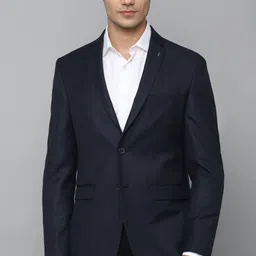 allen solly Men Solid Single Breasted Formal Blazer-picture-19