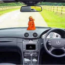 parv creations Hanuman ji murti/idol for car dashboard Decorative Showpiece - 7.5 cm image 5