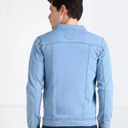 metronaut Full Sleeve Solid Men Denim Casual Jacket image 2