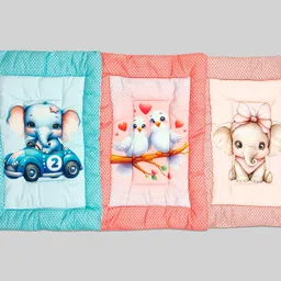 vanray fashion Bedding/ Mattress/Godari/Massaging Mat (0-12 Months)(Pack of 3),Lightweight image 1