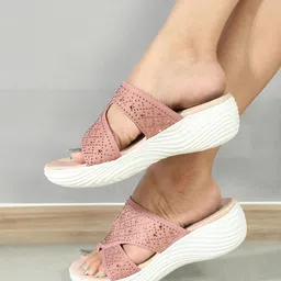 ELLE Embellished Open Toe Wedges-picture-31