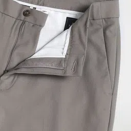 Arrow New York Men Slim Fit Twill Formal Trouser image 2