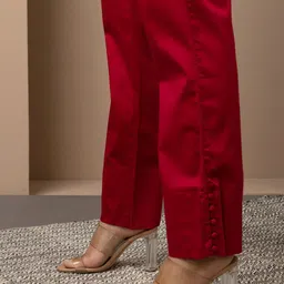 Lakshita Women Smart Straight Fit Ethnic Trousers image 4