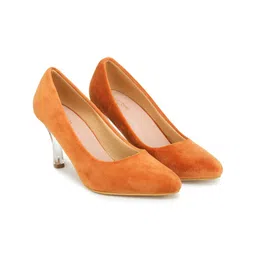 Shezone Rust Suede Pumps image 5