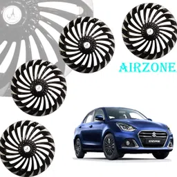 airzone CAR WHEEL CAP/WHEEL TURBINE-B DEGINE'' BLACK-SILVER ''14-INCH Wheel Cover For Maruti Swift Dzire, Brio, Micra, Ritz, KUV 100, Figo, Amaze, Xcent, Vista, Indigo, Grand i10, Swift, Celerio-picture-12