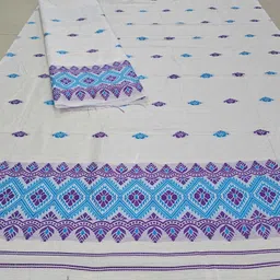 vrajvihar Woven Mekhela Chador Pure Cotton Saree-picture-46