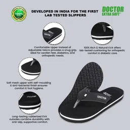 DOCTOR EXTRA SOFT Ortho Care Diabetic Orthopaedic Comfort Dr Slippers and Flipflops For Men's and Boy's Men Flip Flops image 4