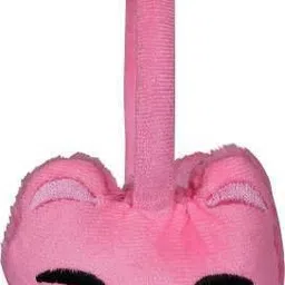 jency innovate WINTER CUTE KITTY EARMUFF for KIDS and ADULT PINK COLOR Ear Muff image 3