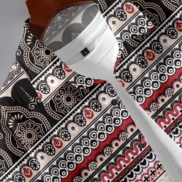 labridog fashion Men Night Suit Set Multicolor Printed, Printed image 3