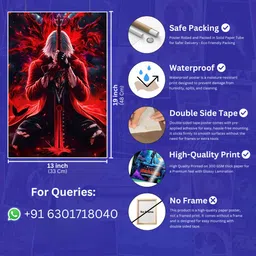 art recall Devil May Cry Wall Poster Anime Poster For Wall Photographic Paper image 5