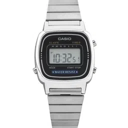CASIO Unisex Silver-Toned Digital Watch D089-image-8