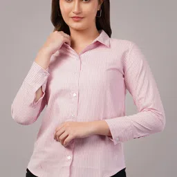 eversoft flow Women Relaxed Fit Fit Striped Casual Shirt image 1