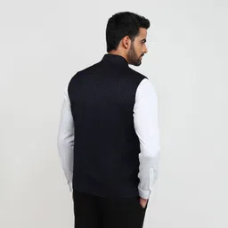 raymond Self Design Men Waistcoat image 4