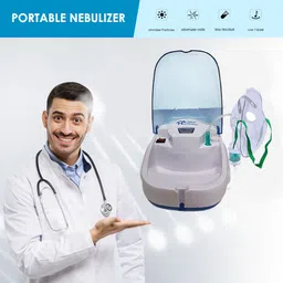 SWADESI BY MCP Nebulizer Machine for kids and adult piston compressor nebulizer With Mouth Mask Nebulizer image 2