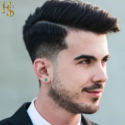 highspark 92.5 Silver Sparkling Emerald May Birthstone Solitaire Earrings Emerald Sterling Silver Stud Earring image 4