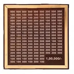 bifrrutant Wooden Money Saving Box| Cash Saver Money Box with Counting Target|wooden Coin Bank image 1