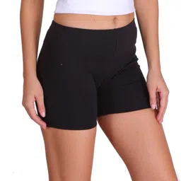 arsheen adore Solid Women Black Cycling Shorts image 4