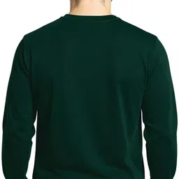 ni fashion Men Full Sleeve Solid Sweatshirt image 2