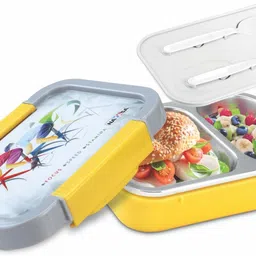 nayasa Autobot Insulated Lunchbox | Medium | Stainless Steel Inner | Leakproof|Durable 1 Containers Lunch Box image 2