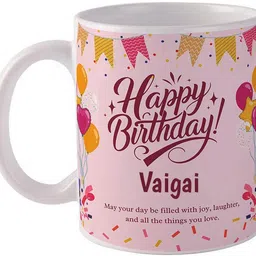 giftuation Happy birthday Vaigai / Gift for birthday Ceramic Coffee Mug-picture-28