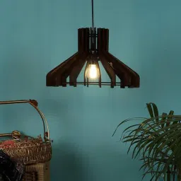 decorativeray Nathan Black Wood Hanging Light-picture-40