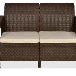 nilkamal Goa Patio Chair in Season Rust Brown Finish image 5