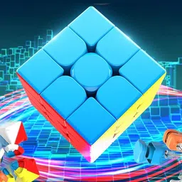 shalafi Professional High Quality Cubes Puzzle Game Toys Learning Toy/Educational Toy Rainbow Magic Cubes Puzzle brainteaser Toy High Speed Sticker Less Magic Puzzle Cube Game Toy (Magnetic )Extremely Smooth Speed Magic Square Cube Puzzle Magic Cube Learning & Educational Toy Puzzle for increase skill IQ level Jigsaw Puzzle 3x3x3 Cube Smart Activity Fun and Learning Creative Blocks, Puzzle, Cube For Adult, Girls, Boys, Children New Master class for curious young mind Color Ball image 4