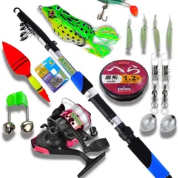 abirs Fishing pole 210 cm and reel combo we-1 Blue, Black Fishing Rod-picture-29