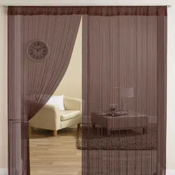 yutiriti 213.36 cm (7 ft) Polyester Room Darkening Door Curtain Single Curtain-picture-26