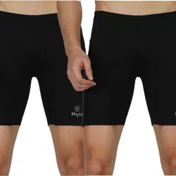 hyra Solid Men Black Tights-picture-15