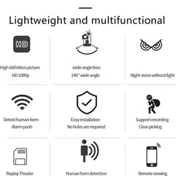 KIFEBITE WiFi Security Camera 1080p Mini Hidden Spy Cam USB Powered Continuous Monitoring Spy Camera image 3