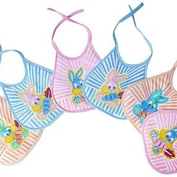 wagwanfly Bibs-Rabbit Set of 6 | Bibs for Baby Boy's & Girls | Infant Apron image 4