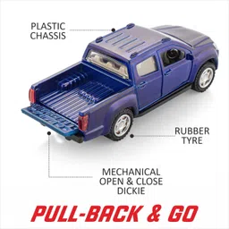 techzage Max D1 Off Road Car Toy Pull Back Action No sharp Edges image 2