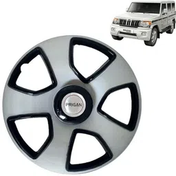 prigan New Bolero Siver Black 15 INCH Wheel Cover For Mahindra Bolero-picture-10