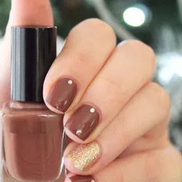 arcanuy New Pigmented & Long Wear Professional Glossy Nail Polish COFFEE BROWN-picture-26