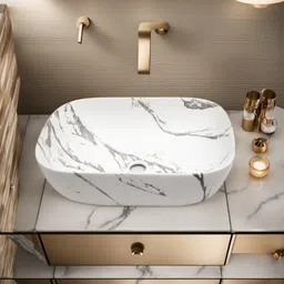 nexis DESIGNER TABLE TOP COUNTER TOP WASH BASIN 18x13x5 ( GLOSSY FINISH) ALPHA 112 Table Top Basin-picture-17