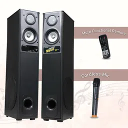 T-Series Blast 12500X Multimedia Tower Speakers System (Black) 80 W Bluetooth Tower Speaker image 2