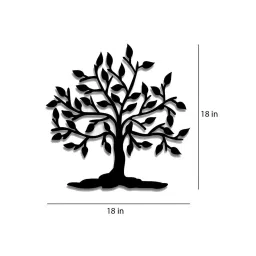 wallcentre Black Steel Tree Of Life Without Frame Wall Art image 3