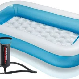 acqua scape Big * 41 (5.5 FT. Bath tub for Baby Inflatable Rectangular Pool with Air Pump Inflatable Swimming Pool-picture-41