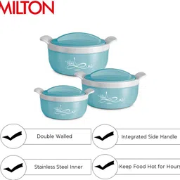 milton CRAVE JR GIFT SET Pack of 3 Thermoware Casserole Set image 4