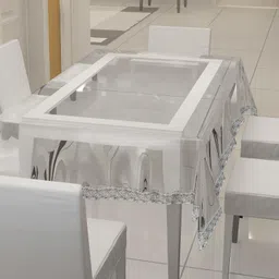 Solid 6 Seater Table Cover-image-75