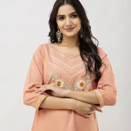 jyotisha Embroidered Viscose Rayon Stitched Flared/A-line Gown-picture-17