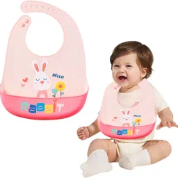 funblast Baby Bib with Adjustable Strap, Silicone Bib for Feeding & Weaning for Toddlers-picture-34