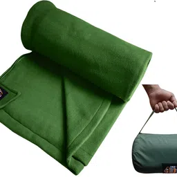 rhinokraft Green Fleece Sleeping Liner for Night Outs Sleeping Bag-picture-43