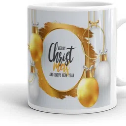festivecraft Christmas Gift Coffee with Green Garland, Golden Gifts, Gingerbread Print Ceramic Coffee Mug-picture-46