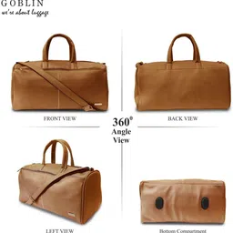 goblin 31.5 L Hand Duffel Bag - WAYFARE - Brown image 5